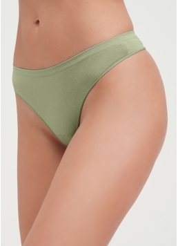 Безшовні стрінги STRING BRIEFS COLOR kohlrabi (зелений)