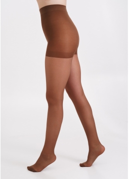 Колготки з підтягуючими шортиками великих розмірів PERFECT BODY 40 XXL cappuccino (коричневий)