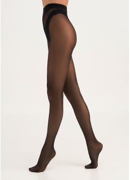 Колготки з ефектом мікросітки MESH 40 (1) nero (чорний)