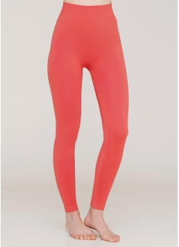 Безшовні легінси з мікрофібри LEGGINGS 02 (кораловий)