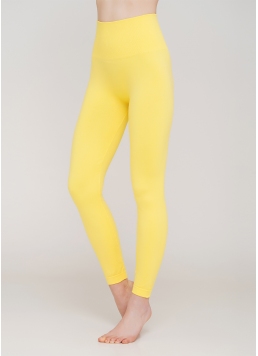 Безшовні легінси з мікрофібри LEGGINGS ENERGY (жовтий)